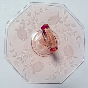 Vintage serving tray with handle